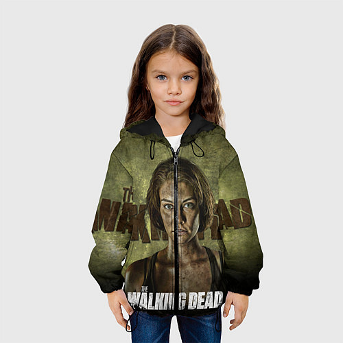 Детская куртка Ходячие мертвецы: Мэгги Грин / 3D-Черный – фото 3