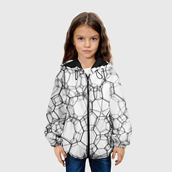 Куртка с капюшоном детская Пузыри, цвет: 3D-черный — фото 2