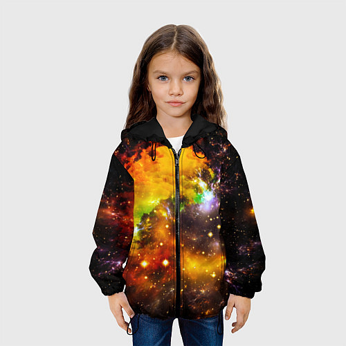 Детская куртка Восхитительный космос / 3D-Черный – фото 3