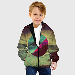 Куртка с капюшоном детская Hipster, цвет: 3D-черный — фото 2