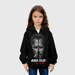 Куртка с капюшоном детская Arnold forever, цвет: 3D-черный — фото 2
