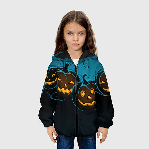 Детская куртка Halloween3 / 3D-Черный – фото 3
