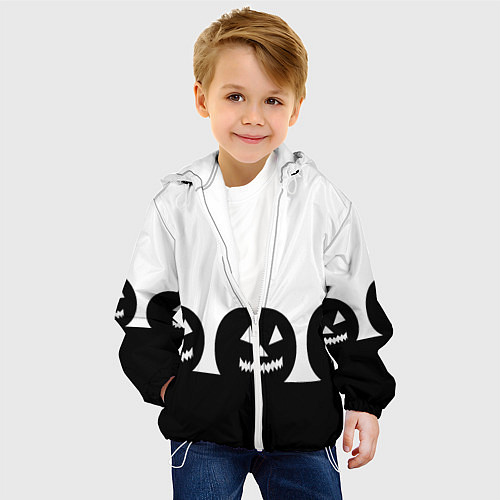 Детская куртка Хэллоуин / 3D-Белый – фото 4