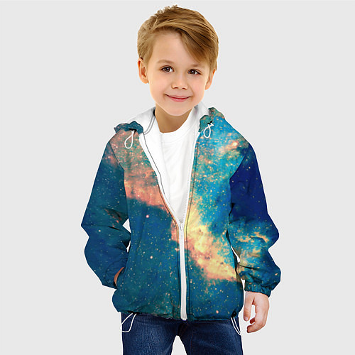 Детская куртка Космос / 3D-Белый – фото 4