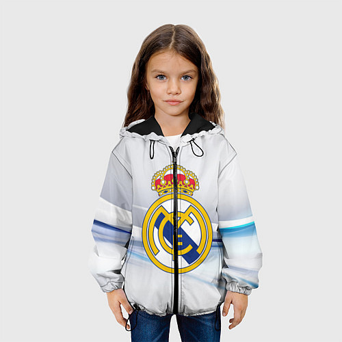 Детская куртка Реал Мадрид / 3D-Черный – фото 3