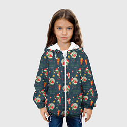 Куртка с капюшоном детская Гринч, цвет: 3D-белый — фото 2