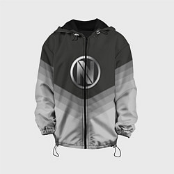 Куртка с капюшоном детская EnVyUs Uniform, цвет: 3D-черный
