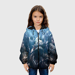 Куртка с капюшоном детская Голодные пираньи, цвет: 3D-черный — фото 2