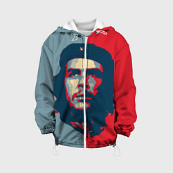 Куртка с капюшоном детская Che Guevara, цвет: 3D-белый