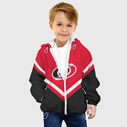 Куртка с капюшоном детская NHL: Carolina Hurricanes, цвет: 3D-белый — фото 2