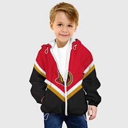 Куртка с капюшоном детская NHL: Ottawa Senators, цвет: 3D-белый — фото 2