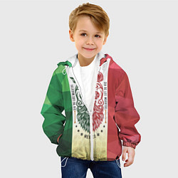 Куртка с капюшоном детская Мексика, цвет: 3D-белый — фото 2