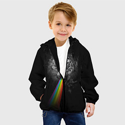 Куртка с капюшоном детская Космический тигр, цвет: 3D-черный — фото 2
