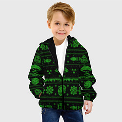 Куртка с капюшоном детская Ядерная зима, цвет: 3D-черный — фото 2