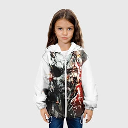 Куртка с капюшоном детская Metal gear solid 5, цвет: 3D-белый — фото 2