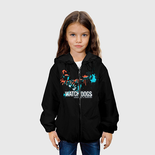Детская куртка Watch Dogs 2 / 3D-Черный – фото 3