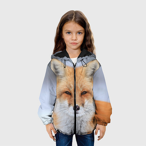 Детская куртка Хитрая лиса / 3D-Черный – фото 3