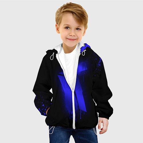 Детская куртка Titan: Black collection / 3D-Белый – фото 4