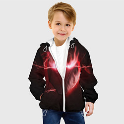 Куртка с капюшоном детская Viktor, цвет: 3D-белый — фото 2