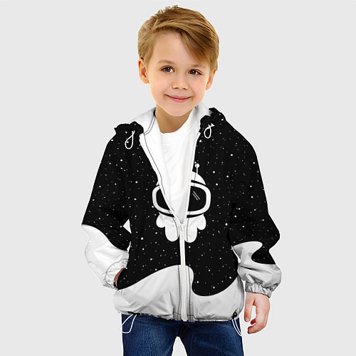 Детская куртка Маленький космонавт / 3D-Белый – фото 4