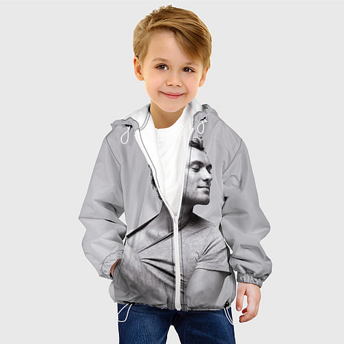 Детская куртка Джуд Лоу / 3D-Белый – фото 4