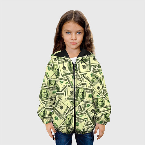 Детская куртка Benjamin Franklin / 3D-Черный – фото 3