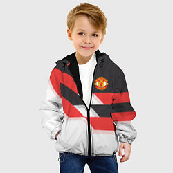 Куртка с капюшоном детская Manchester United: Stipe, цвет: 3D-черный — фото 2