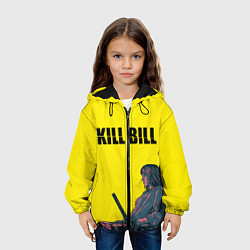 Куртка с капюшоном детская Kill Bill, цвет: 3D-черный — фото 2