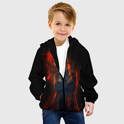 Куртка с капюшоном детская Wild Guns цвета 3D-черный — фото 2