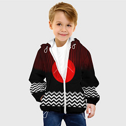 Куртка с капюшоном детская Twin Peaks Sun, цвет: 3D-белый — фото 2