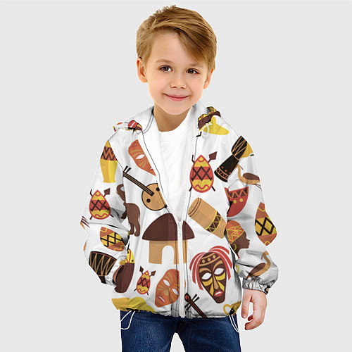 Детская куртка Гамбия / 3D-Белый – фото 4