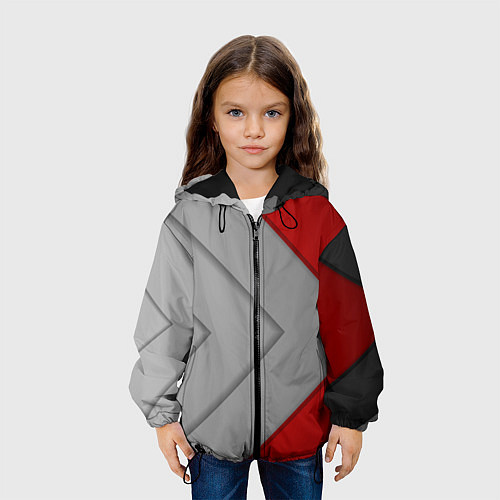 Детская куртка Gray arrows / 3D-Черный – фото 3