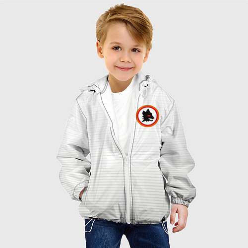 Детская куртка A S Roma - WHITE N 98 NEW 2022 / 3D-Белый – фото 4