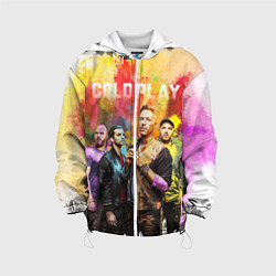 Куртка с капюшоном детская Coldplay, цвет: 3D-белый