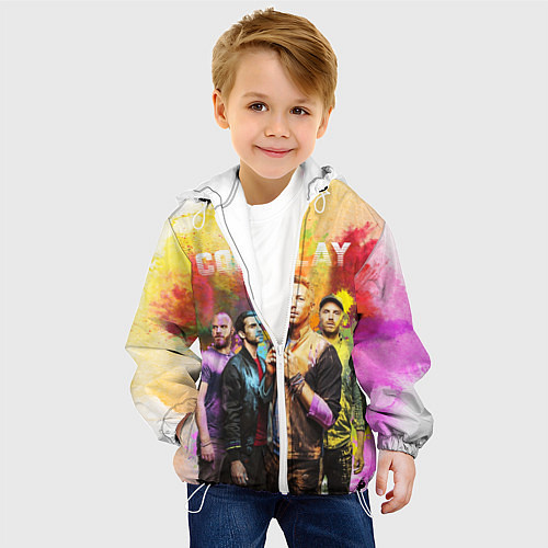 Детская куртка Coldplay / 3D-Белый – фото 4