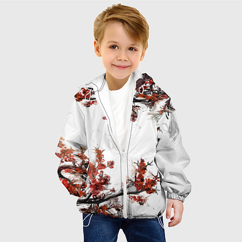Детская куртка САКУРА / 3D-Белый – фото 4