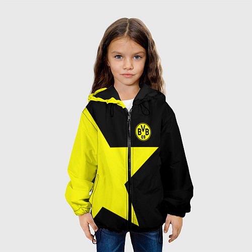 Детская куртка FC Borussia Dortmund: Star / 3D-Черный – фото 3