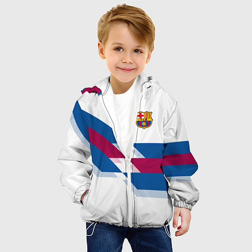 Детская куртка FC Barcelona / 3D-Белый – фото 4