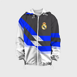 Куртка с капюшоном детская Real Madrid FC: White style, цвет: 3D-белый