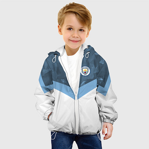 Детская куртка Manchester City FC: Sport / 3D-Белый – фото 4