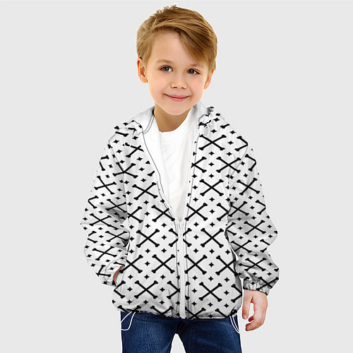 Детская куртка Кости / 3D-Белый – фото 4