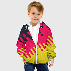 Куртка с капюшоном детская Имперский узор, цвет: 3D-белый — фото 2