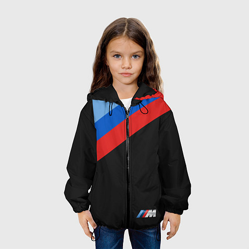 Детская куртка Бмв Bmw 2018 Brand Colors / 3D-Черный – фото 3