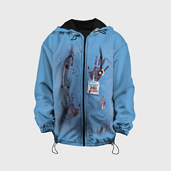 Куртка с капюшоном детская Костюм врача кровь, цвет: 3D-черный