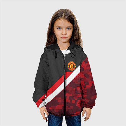 Детская куртка Man UTD FC: Sport Camo / 3D-Черный – фото 3