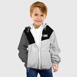 Куртка с капюшоном детская BMW SportWear, цвет: 3D-белый — фото 2
