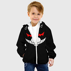 Куртка с капюшоном детская Monokuma Black, цвет: 3D-белый — фото 2