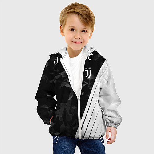 Детская куртка FC Juventus: Abstract / 3D-Белый – фото 4