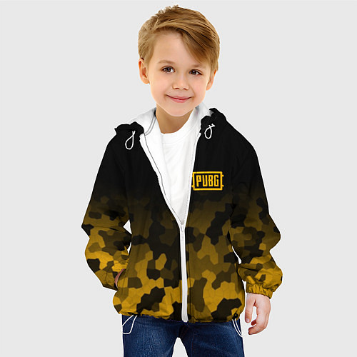 Детская куртка PUBG: Military Honeycomb / 3D-Белый – фото 4