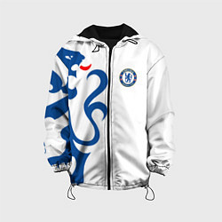 Куртка с капюшоном детская FC Chelsea: White Lion, цвет: 3D-черный